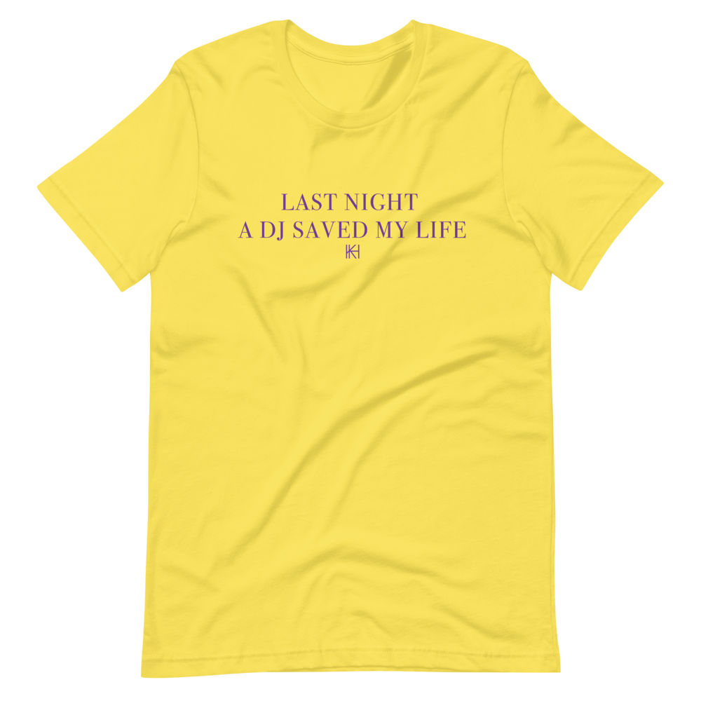 Last Night A Dj Saved My Life T-Shirt – Rocks ™ - Main Image