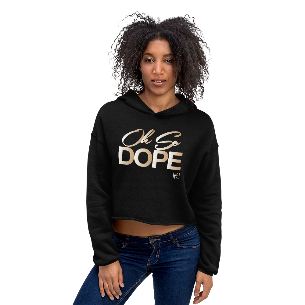 Oh So Dope Crop Hoodie